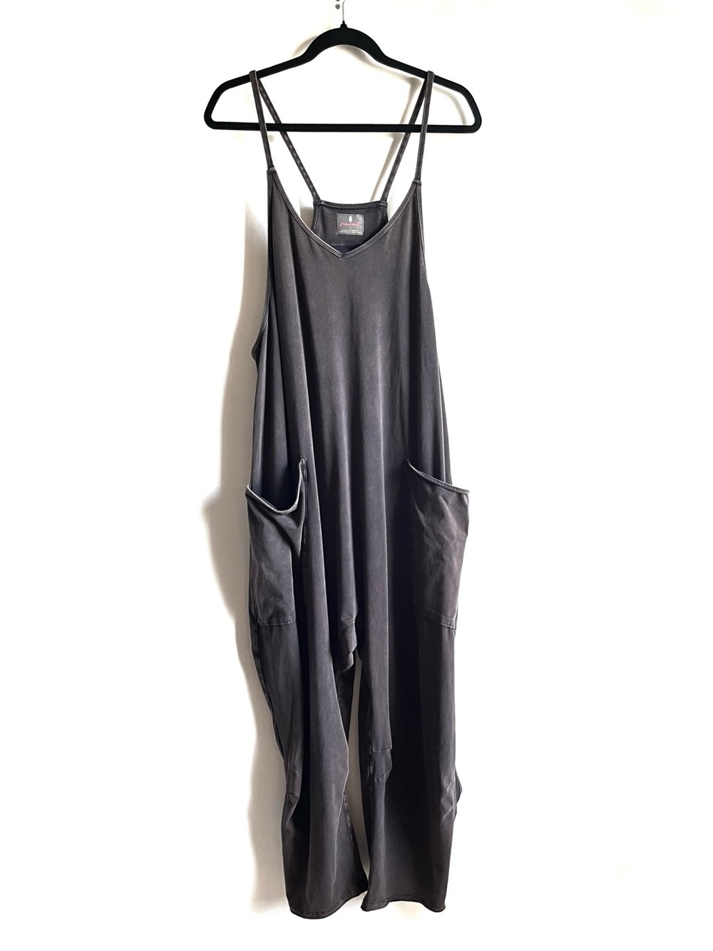 Free People Movement Hotshot Onsie in Washed Black Size Large - Picture 2 of 8